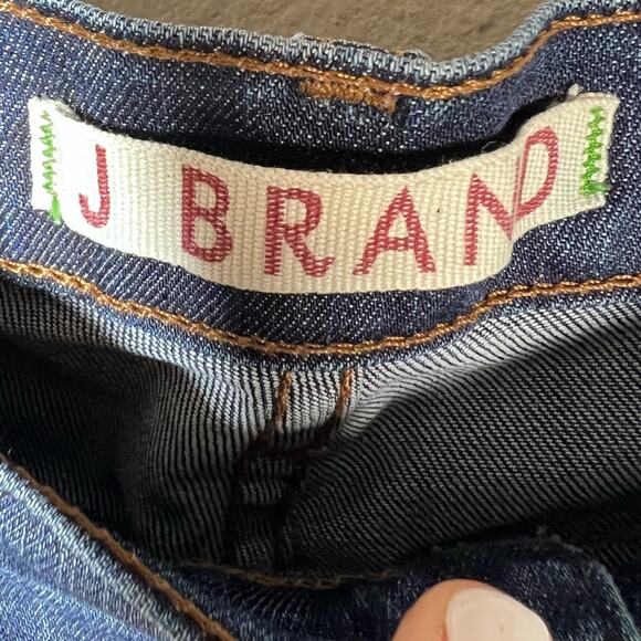 J Brand dark wash boot cut leg Murphy crop jeans size 26 B112 - Picture 4 of 6